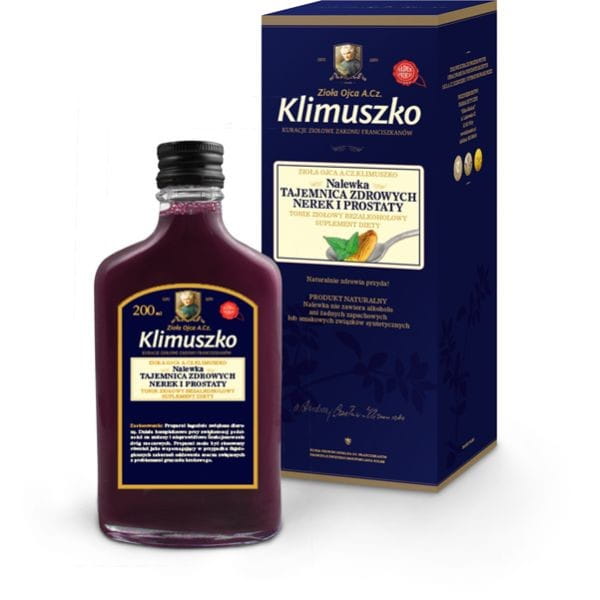 Nalewka na nerki, 200 ml - kuracja ziołowa Ojca Klimuszko