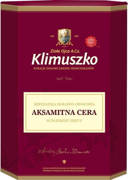 Herbata na aksamitną cerę - kuracje ziołowe Ojca Klimuszko